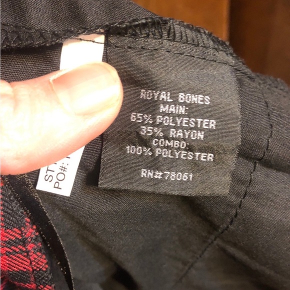 Tripp NYC Royal Bones plaid tuuled mini skirt - Picture 6 of 6